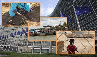 EU ja globaalit kehitysongelmat. Kuvat:  https://www.flickr.com/photos/mlk_global/ ja HY kuvapankki