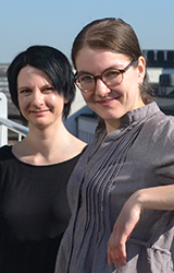 Malin Grahn ja Maria Svanström, Sukupuolen teoretisoinnin perusteet -kurssin opettajat. Kuva: Ulla Jokila