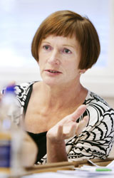 Sosiaality&ouml;n luennolta kes&auml;kuussa 2009. Kuva: Wilma Hurskainen.